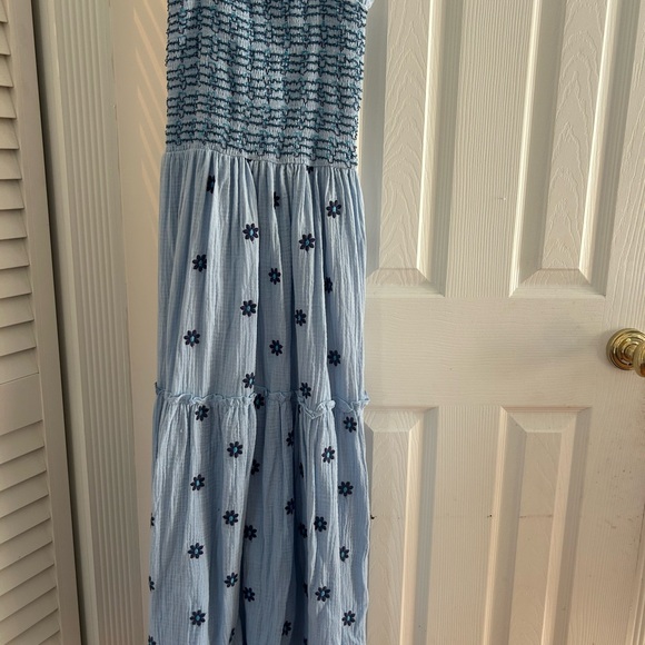 Amazon Essentials Striped Blue and White Maxi Dress - Picture 5 of 5